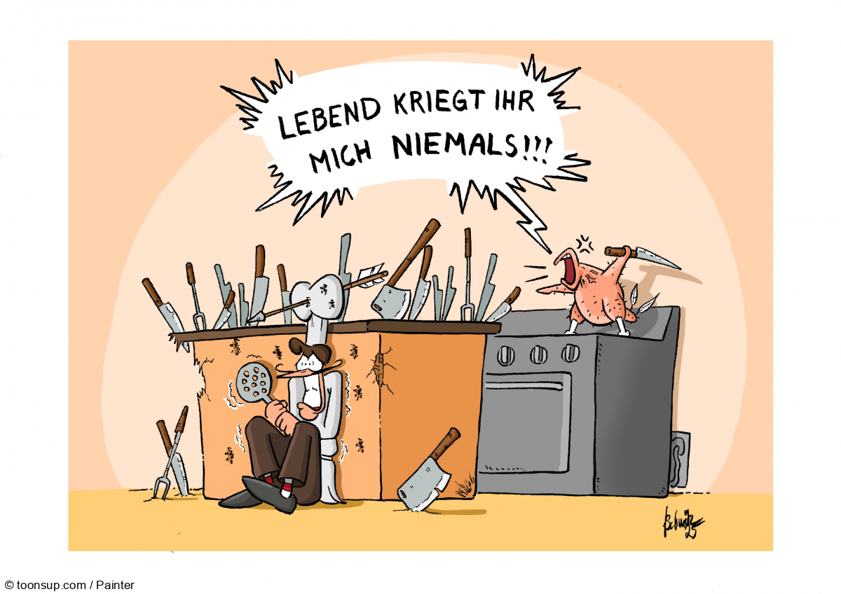 Cartoon: Rohes Fleisch 1