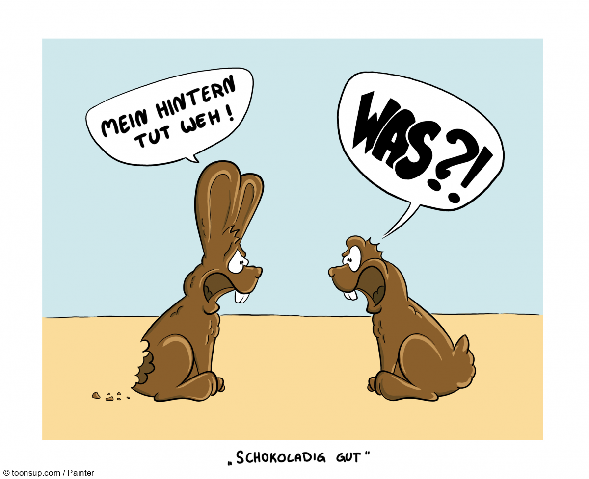 Cartoon: Schokoladig gut 1