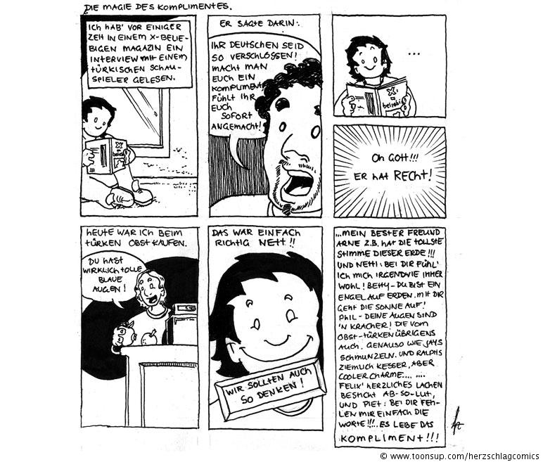 Comic: Die Magie des Kompliments 1