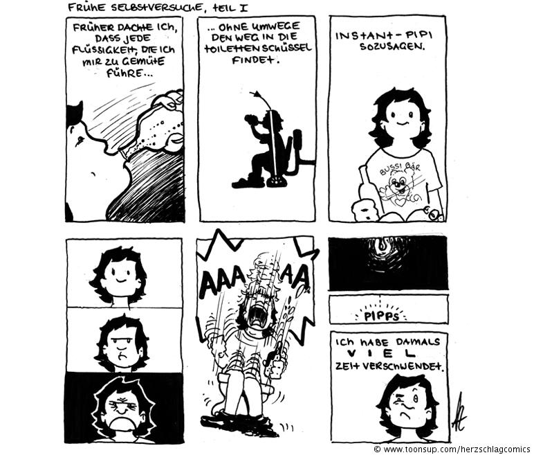 Comic: Frühe Selbstversuche Teil 1 1