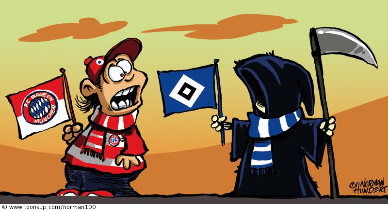 Cartoon: HSV-Fan!? 1