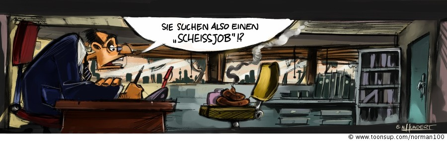 Cartoon: Jobsuche... 1