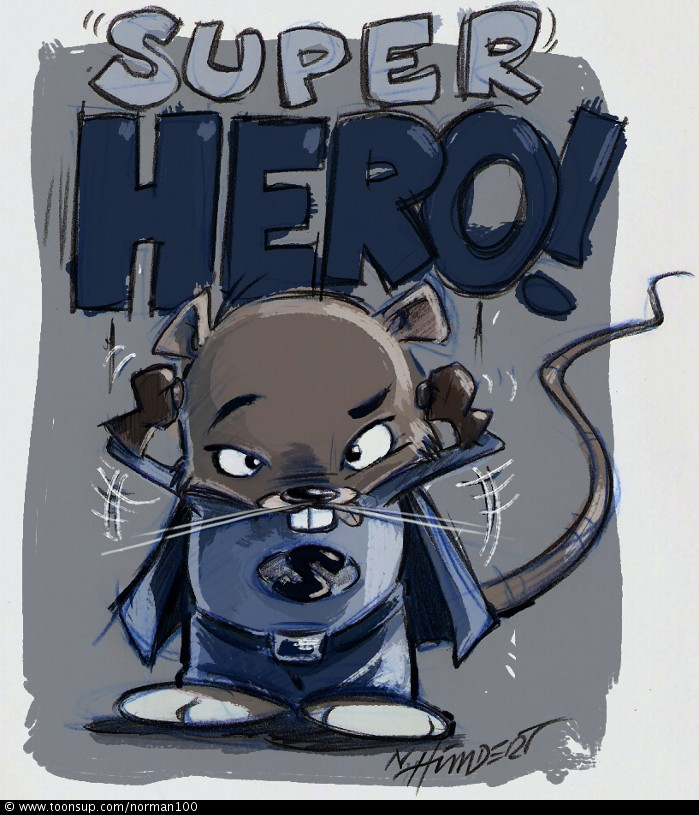 Concept Art / Character Design: Real Superhero 1