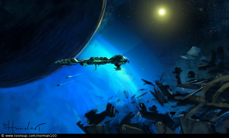 Concept Art / Character Design: Concept Art, Space 1
