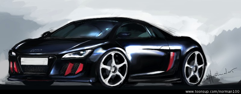 Concept Art / Character Design: R8 Skizze von ABT 1