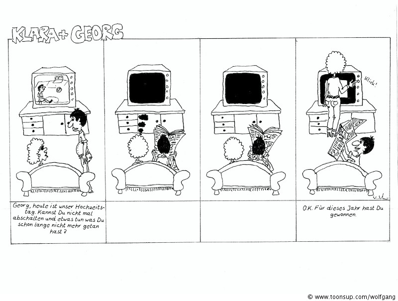 Comic: Klara und Georg 1