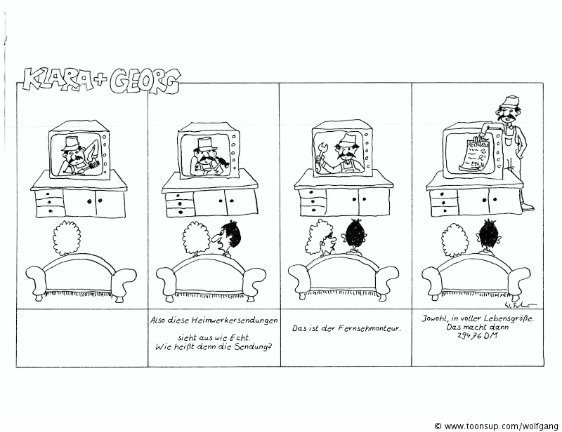 Comic: Klara und Georg 1