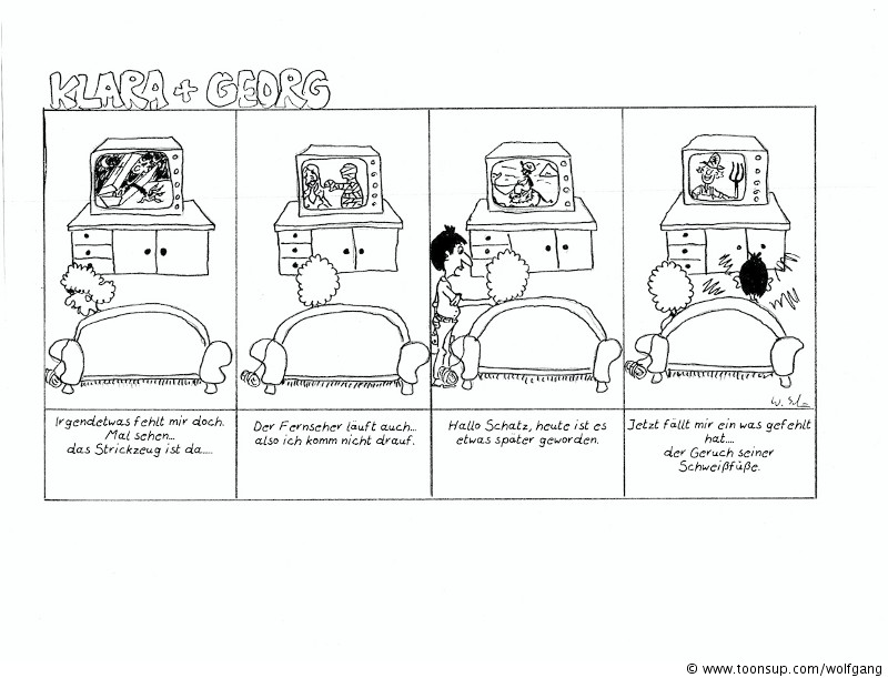Comic: Klara und Georg 1