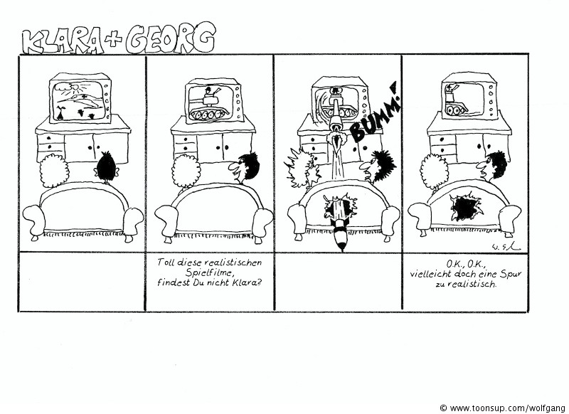Comic: Klara und Georg 1