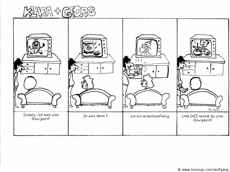 Comic: Klara und Georg 1