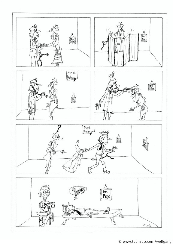 Comic: Oma Schulze 1
