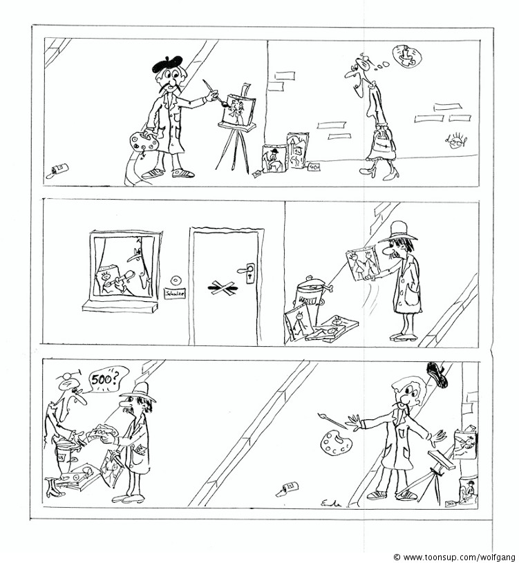 Comic: Oma Schulze 1