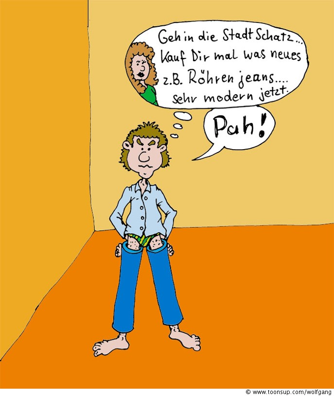 Cartoon: modebewußt 1