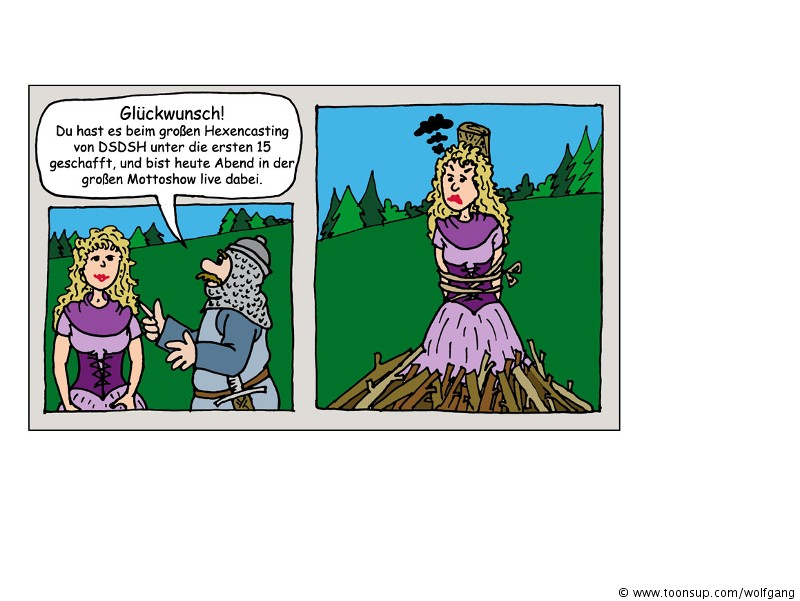 Comic: DSDSH ( Deutschland sucht die Super Hexe) 1