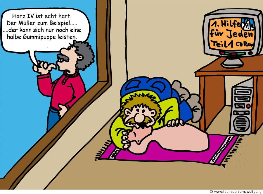 Cartoon: Harz IV, der 473546ste 1
