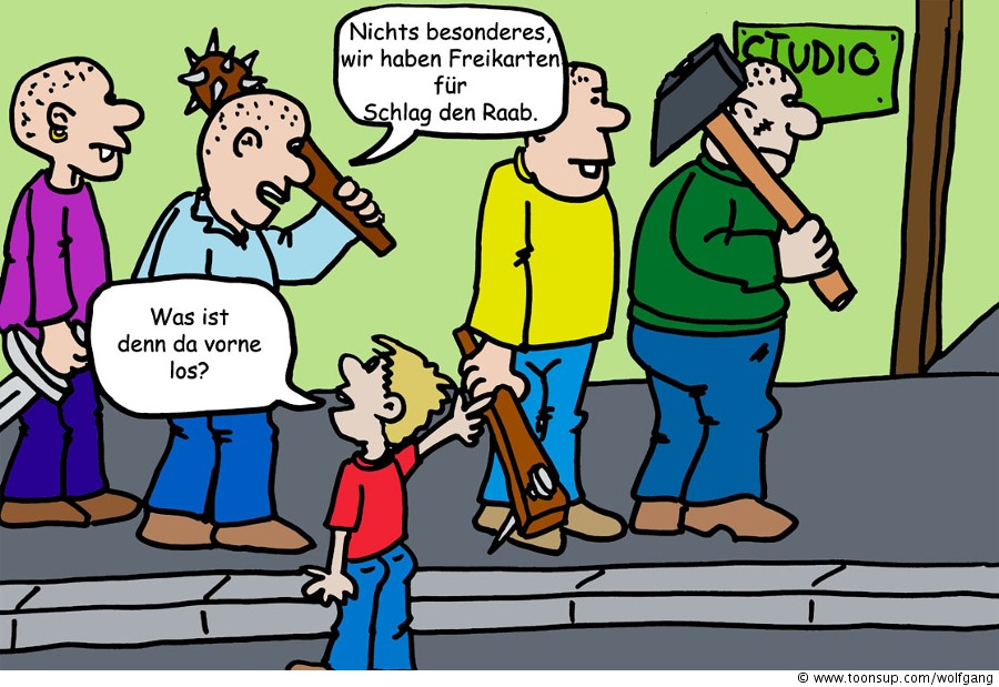 Cartoon: Schlag den Raab 1