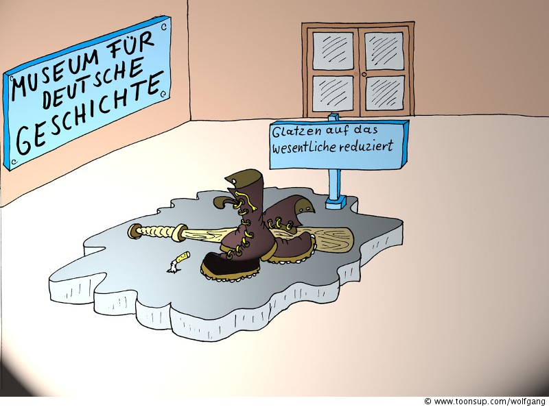 Cartoon: Glatzen reduziert 1