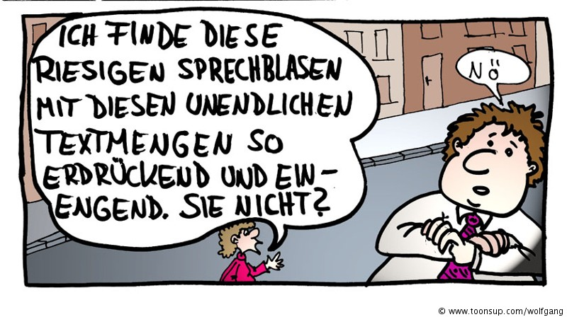 Cartoon: Sprechblasen 1