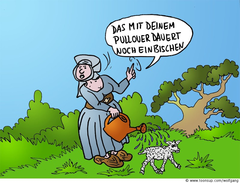 Cartoon: Wachstumsrate 1