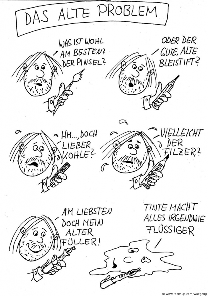 Cartoon: das alte Problem 1