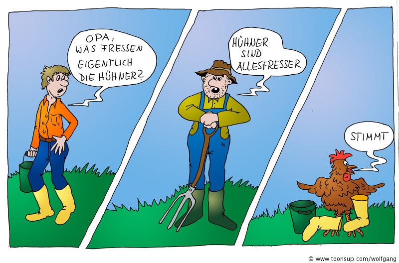 Cartoon: Allesfresser 1