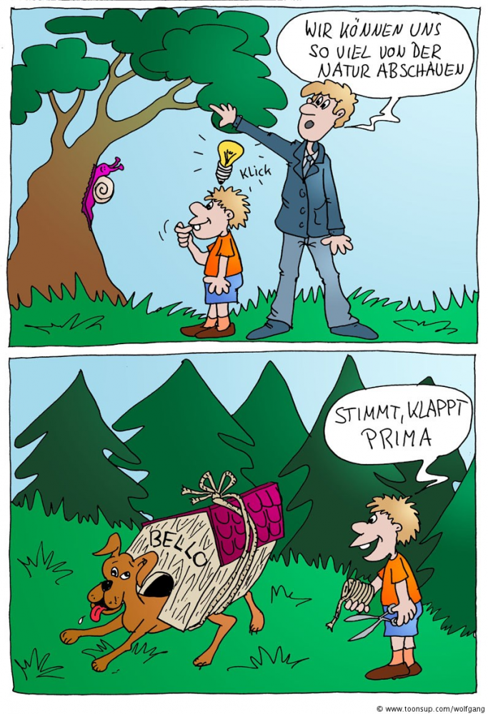 Comic: Schneckenhütte/Hundehaus 1