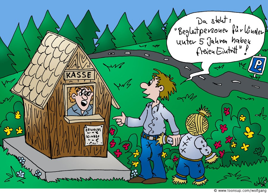 Cartoon: Kasse Histotainmentpark 1