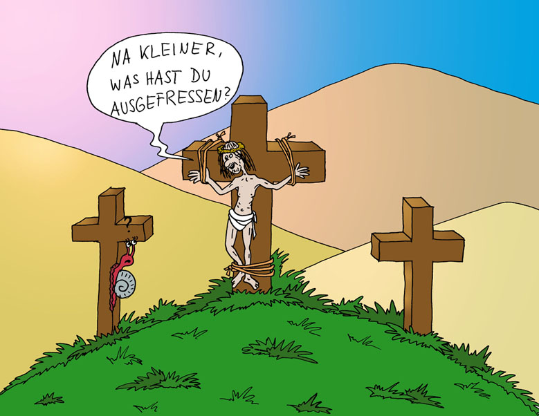 Cartoon: Kreuzschnecke ? 1