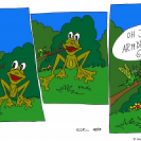 Frosch trifft Opfer ?