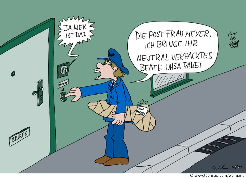Cartoon: Post is da 1