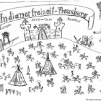 Indianerfreizeit Werbung