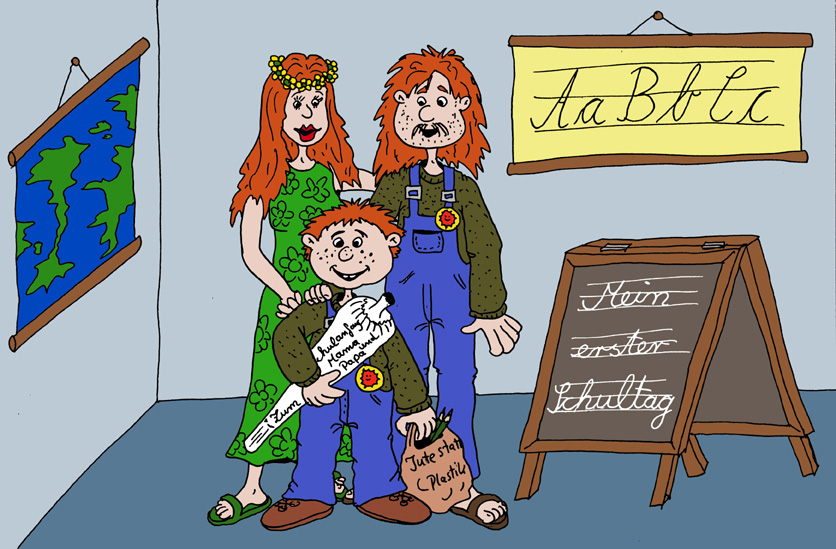 Illustration: Einschulung 1