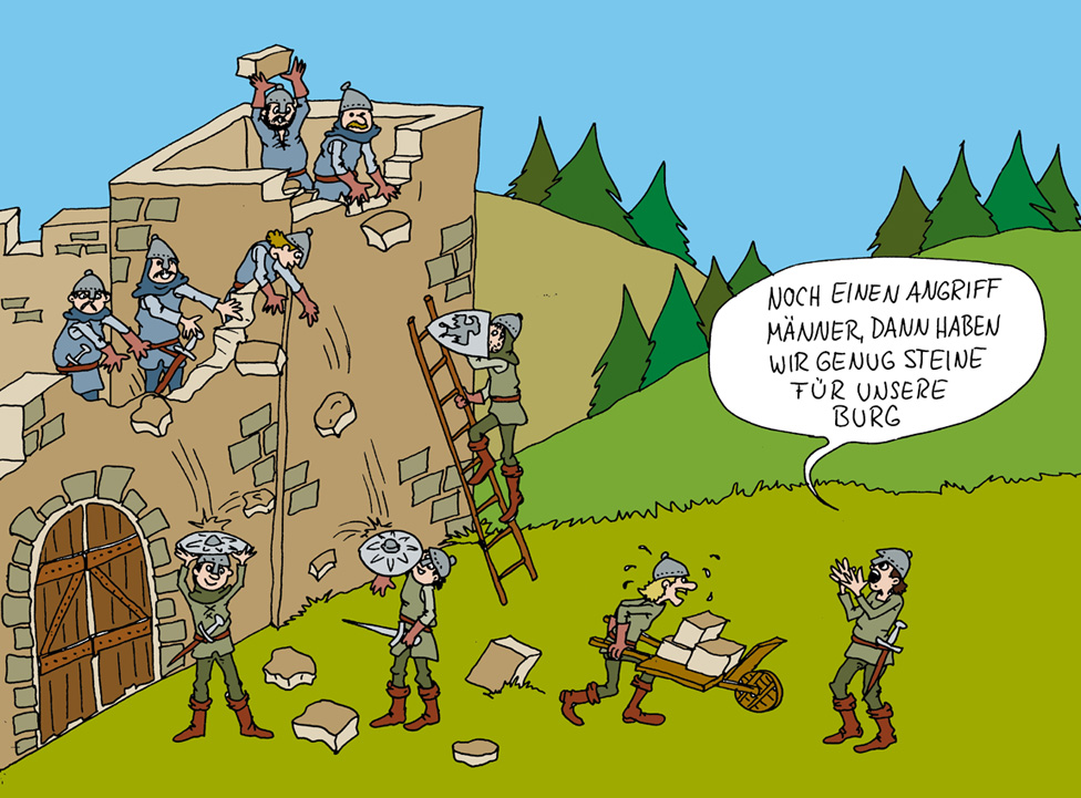Cartoon: Burgspiele 1