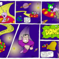 teamcartoon Weltall