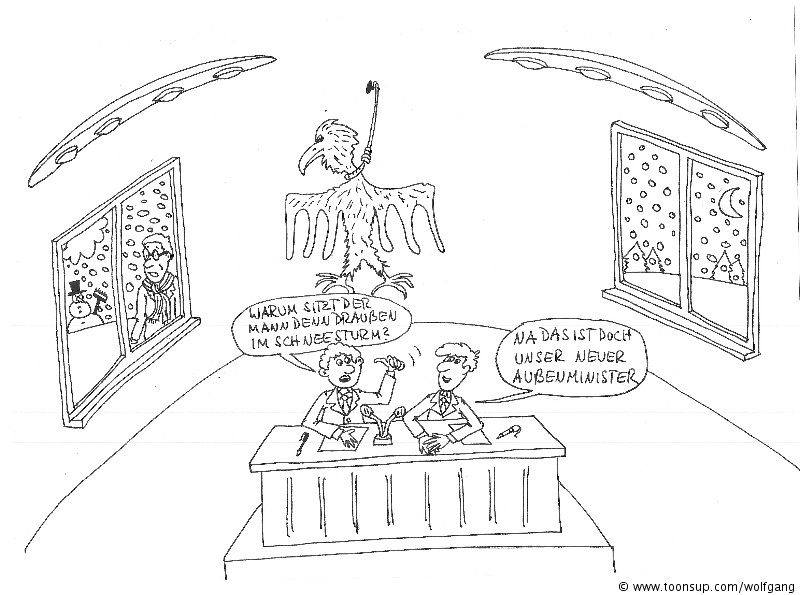 Cartoon: Bundesregierung 1