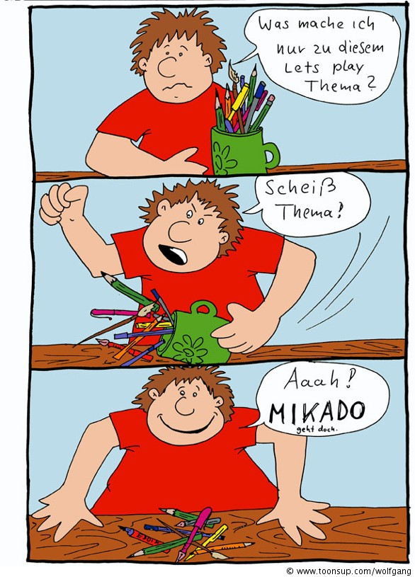 Cartoon: Mikado 1