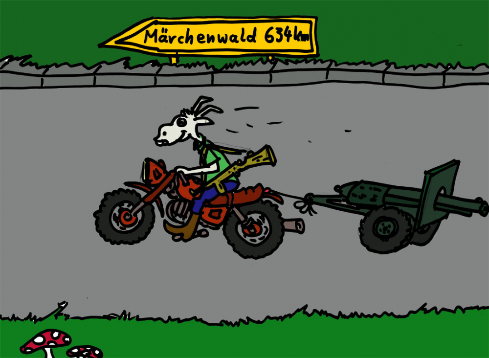 Illustration: wooo sind die Gegner? 1