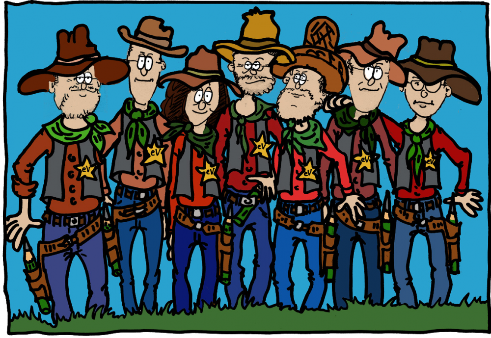 Illustration: Die glorreichen sieben 1