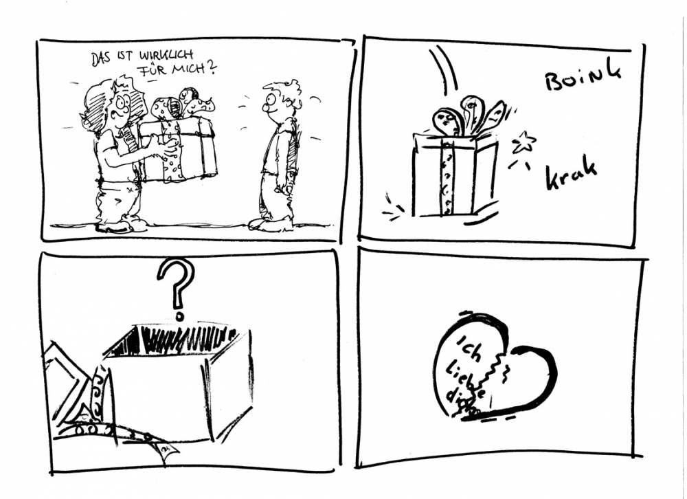Comic: Bosener Mühle Überraschung zum fertigzeichnen 5