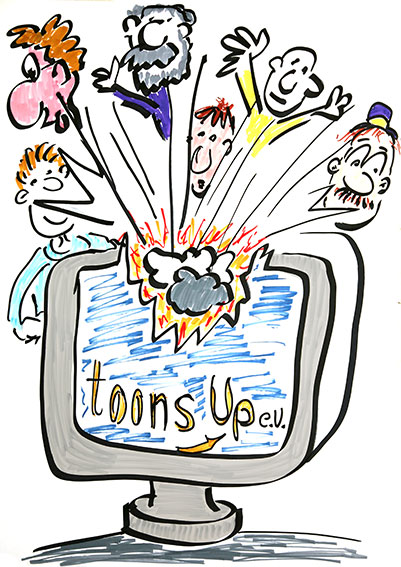 Illustration: Raus aus dem Netz, rein in die Mühle 1