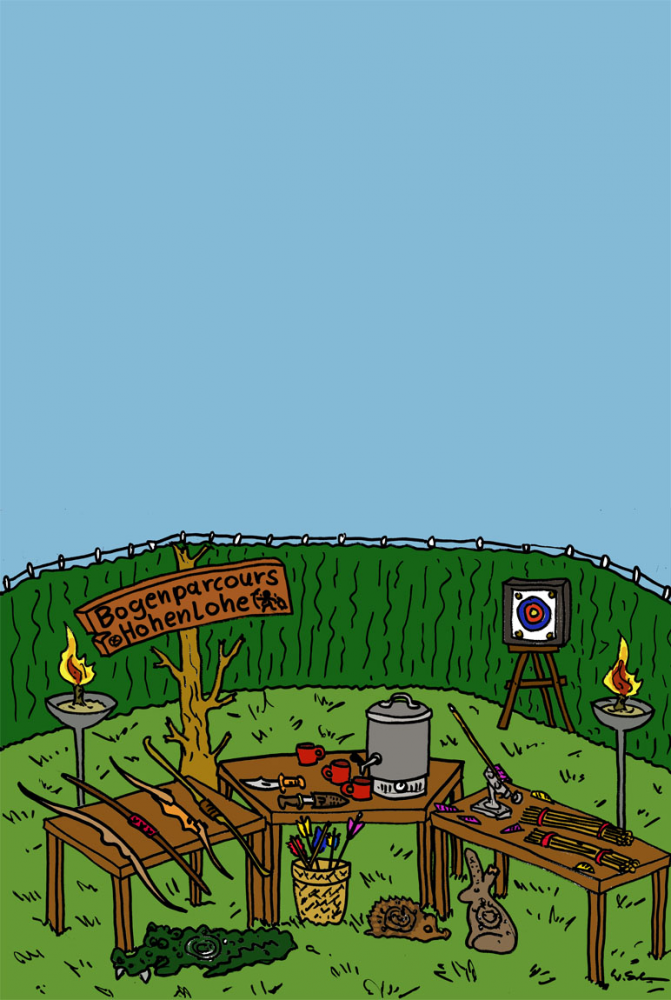 Illustration: Weihnachtsflohmarkt 2