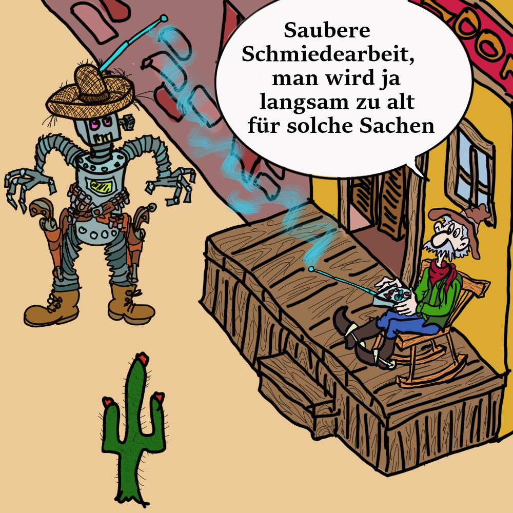 Cartoon: #Nichtober Tag 2 Roboter 1