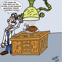 #nichtober Tag4 zeitreisende Ente