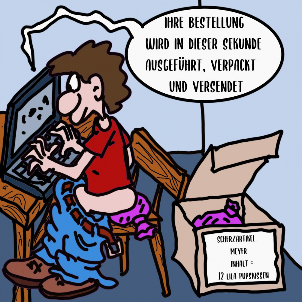 Cartoon: #nichtober Tag 19 Thema ' Pups ' 1