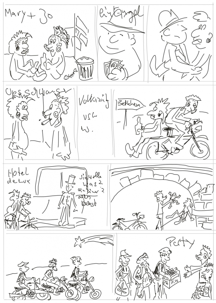 Comic: Upventskalender 2020 Weihnachtsgeschichte ? 1