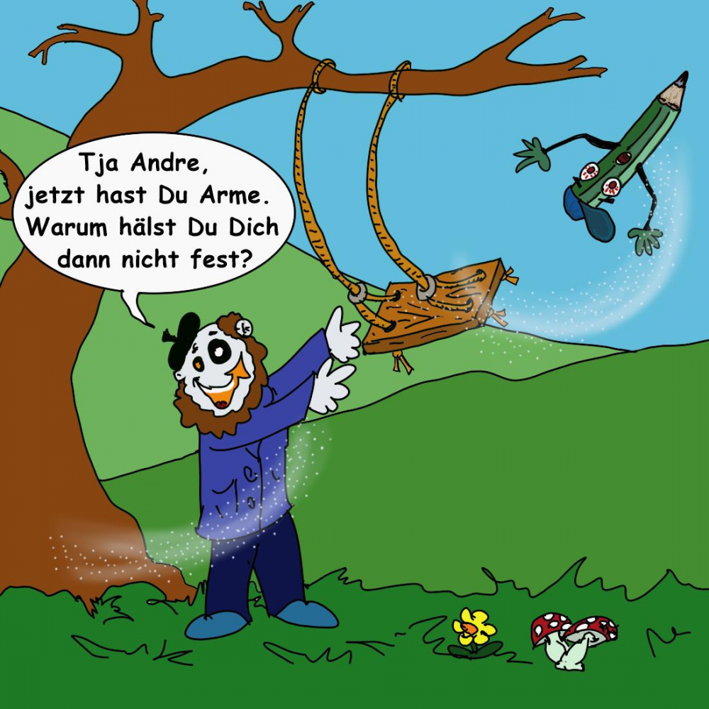 Cartoon: Stiftgeschichten II. 1