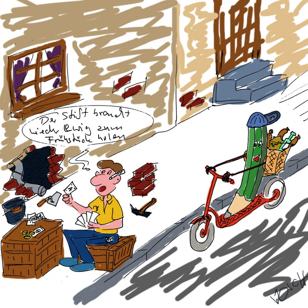 Cartoon: Stiftgeschichten V 1