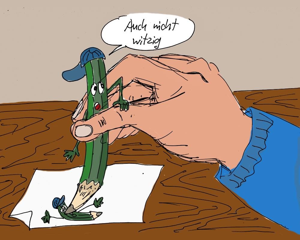 Cartoon: Stiftgeschichten VIII 1