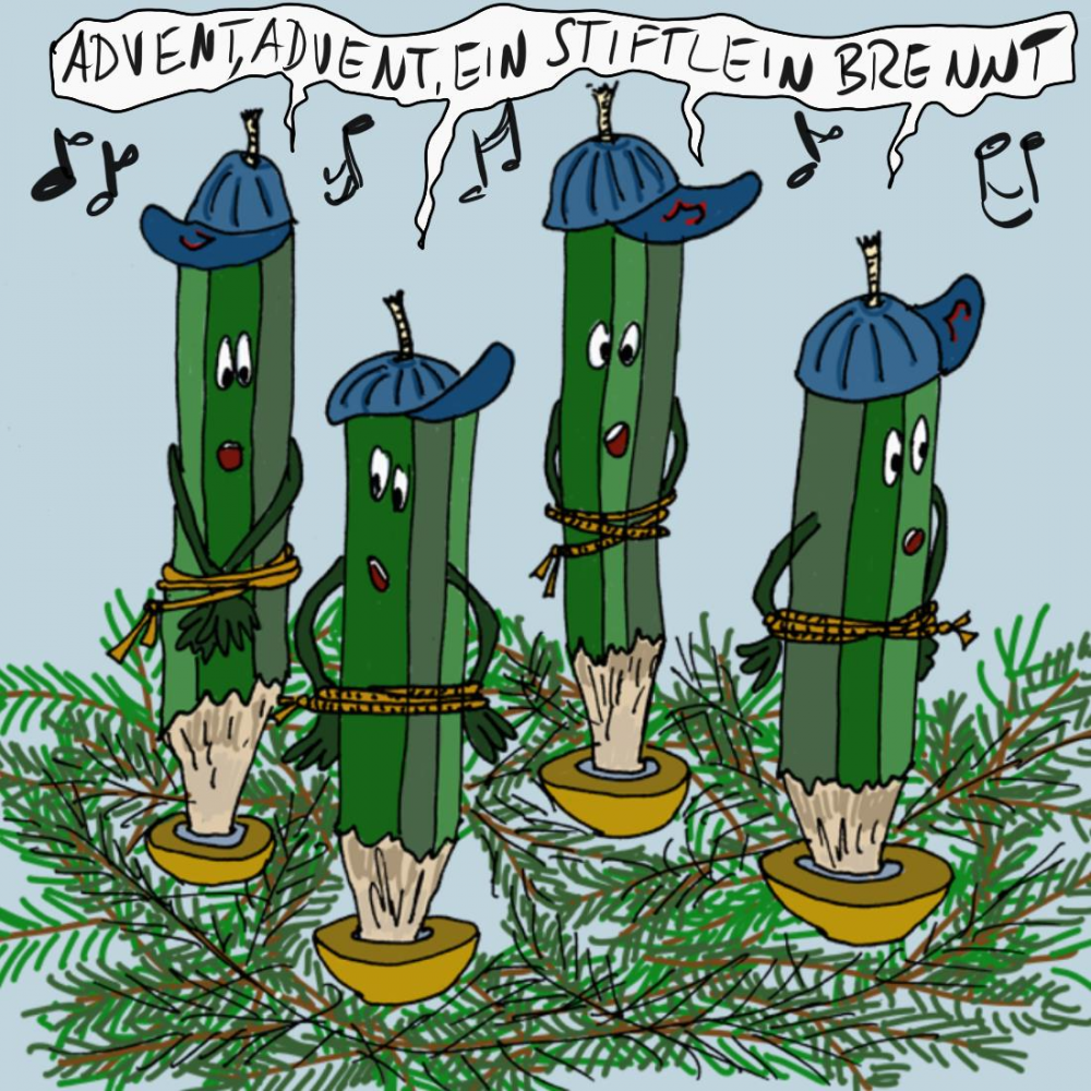 Cartoon: Stiftgeschichten VIIII 1