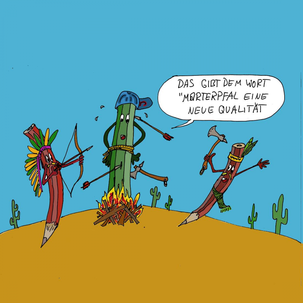 Cartoon: Stiftgeschichten XI 1